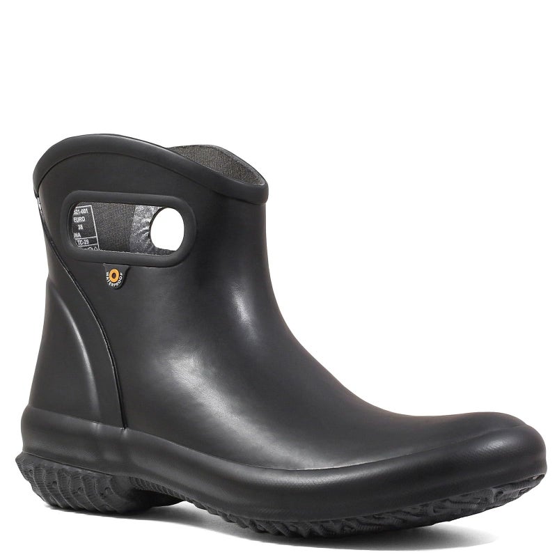 BOGS Patch Ankle Boot Solid Women's Boot, 8 B(M) US, Black - Image 1
